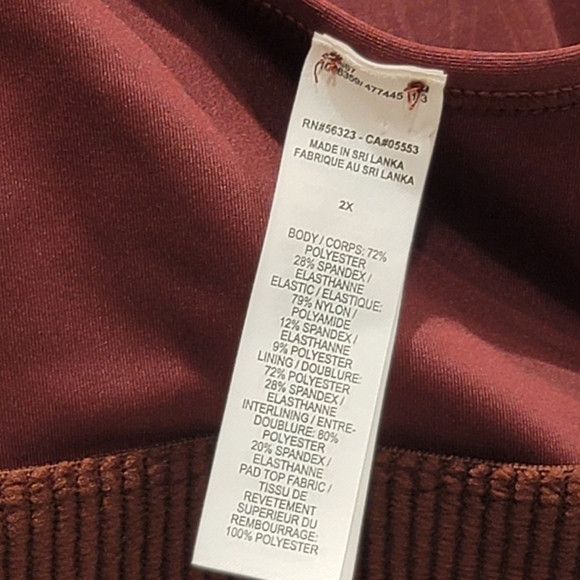 Nike Dri-Fit Racerback Sport Bra - 2X - Picture 8 of 10